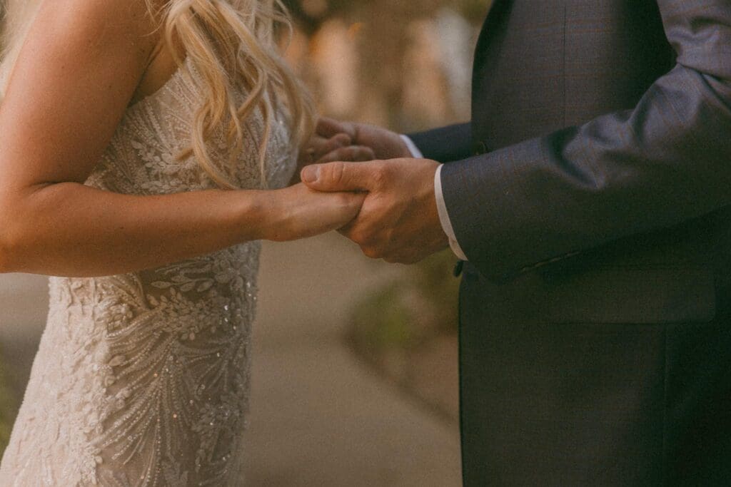 couple getting married at idaho wedding venue